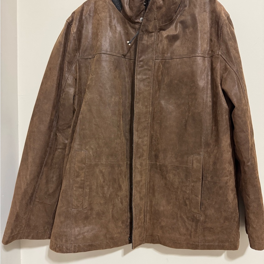 Men's Classic Brown Leather Jacket